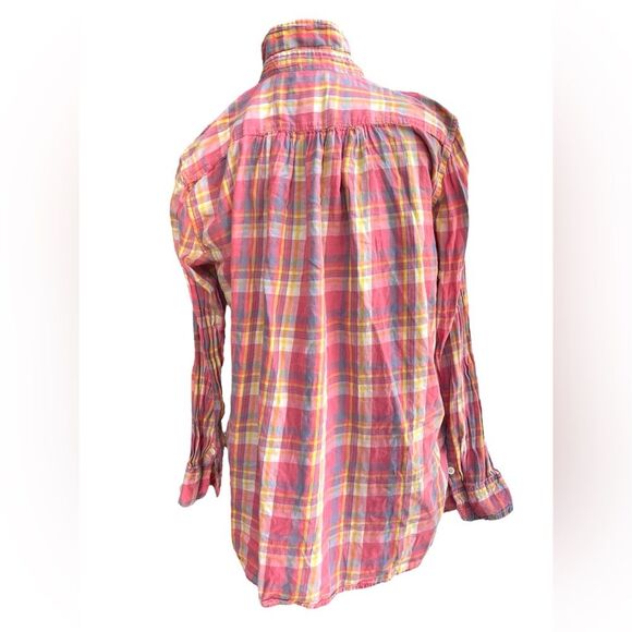 RALPH LAUREN Denim & Co Pink Plaid Button Up Shirt Size Small Lightweight Preppy - Picture 5 of 7